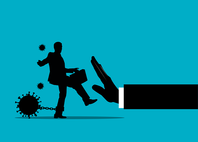 Free prevention virus businessman vector