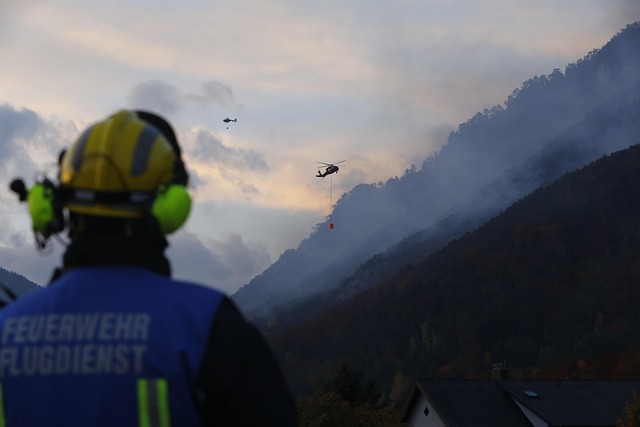 Helikoptéra, Lesní Požár, Hašení Požáru