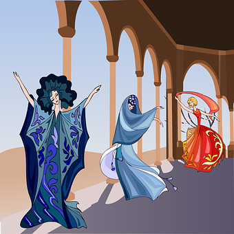 Free Dance Ladies vector and picture