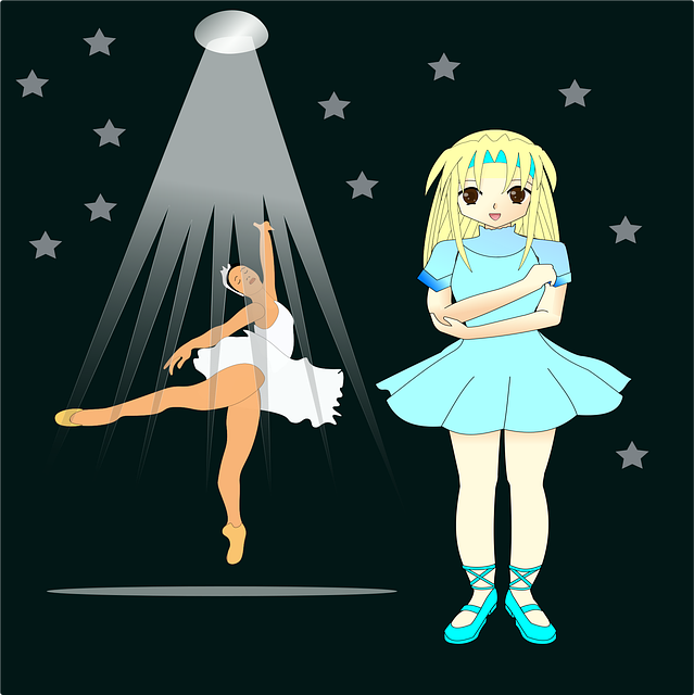 Free Child Ballerina vector and picture
