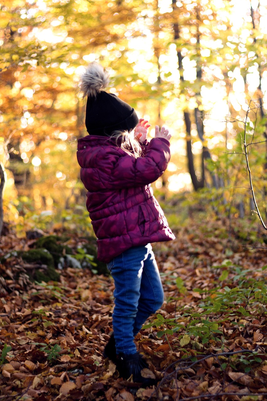 Little Girl Forest Fall Free photo on Pixabay