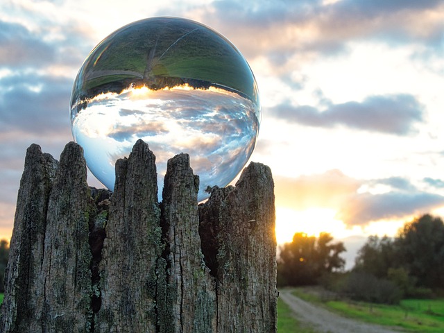 Lensball, Glazen Bol, Kogel, Natuur