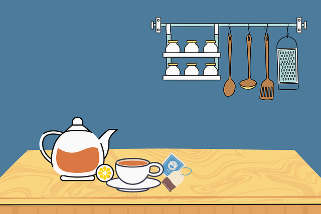 Free tea tea time lemon tea illustration