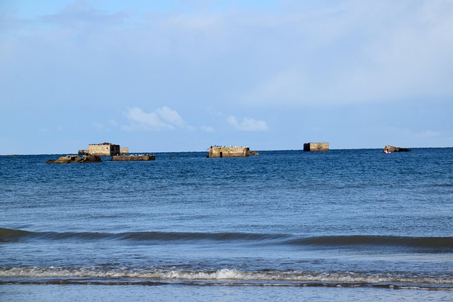 Free Normandy Sea photo and picture
