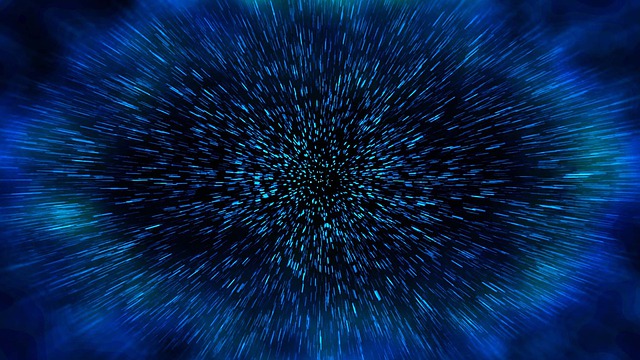 Free warp speed warp drive light illustration