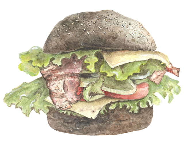 Free Burger Fast Food illustration and picture