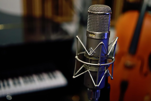 microphone, vintage, music, mic, audio