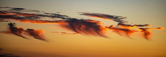 Nubes, Atardecer, Cielo, Puesta Del Sol