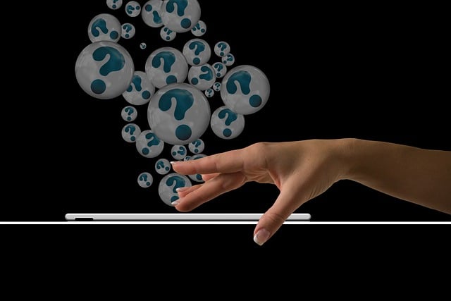 Free smartphone question mark hand illustration