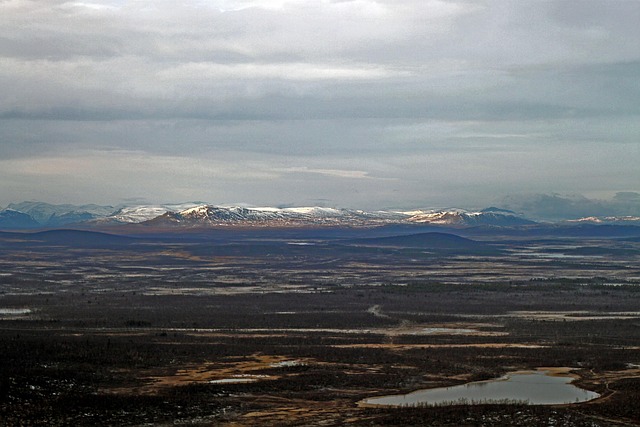 Hory, Príroda, Obloha, Švédsko, Kiruna