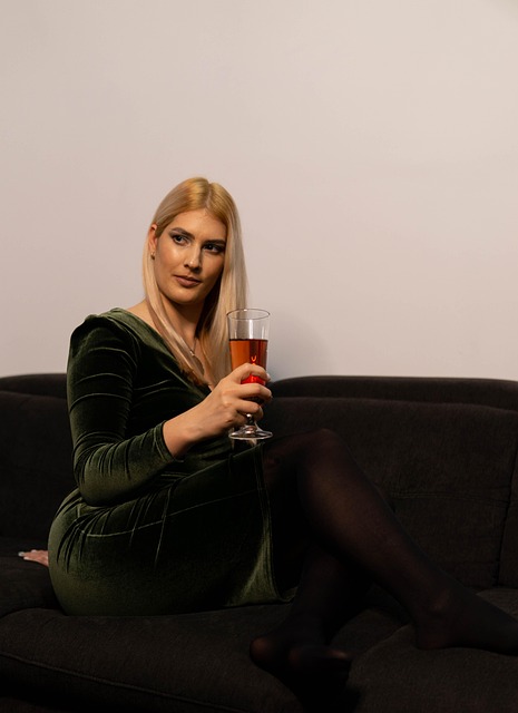 Frau, Modell, Porträt, Pose, Trinken