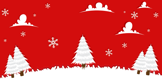 Free christmas winter snow vector