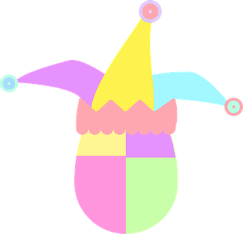 Free Jester Pastel Clown vector and picture