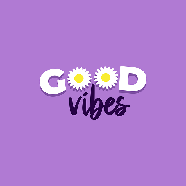 Free good vibes motivation inspiration illustration