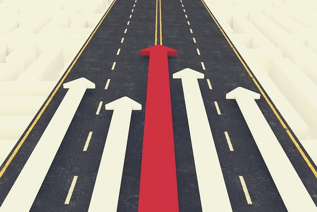 Free success direction growth illustration