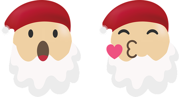 Free Emoji Santa Emojis vector and picture