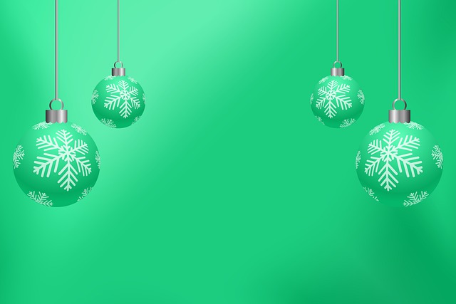 Free winter festive decoration illustration