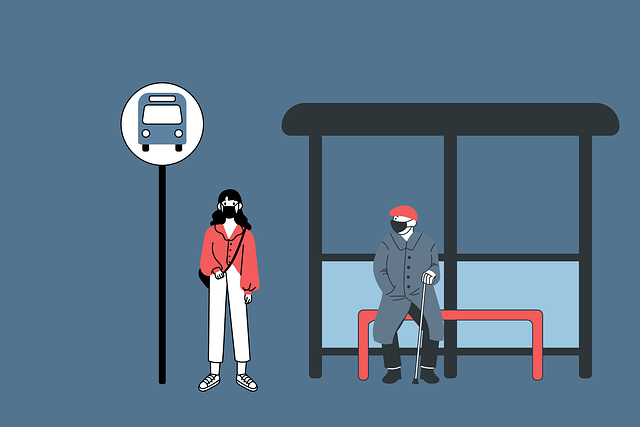 Free man woman elderly illustration