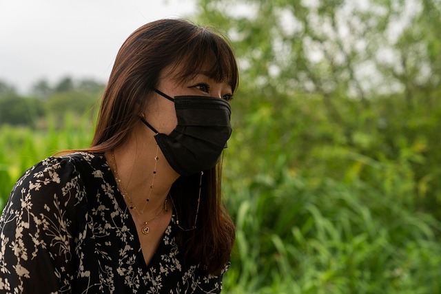 Mujer, Mascarilla, Pandemia, Retrato