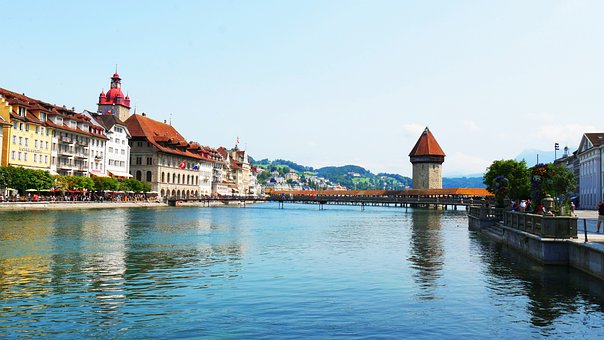 Luzern, See, Schweiz, Vierwaldstättersee
