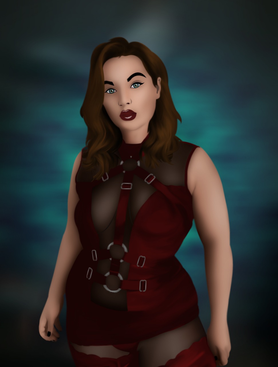 download-woman-girl-painting-royalty-free-stock-illustration-image