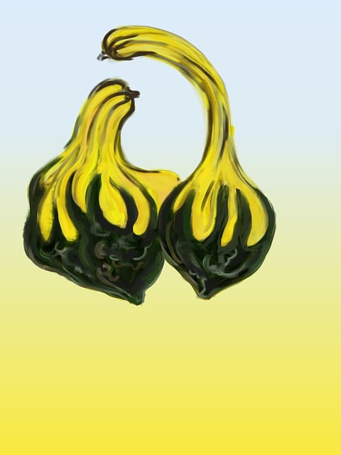 Free Pumpkin Gourds illustration and picture