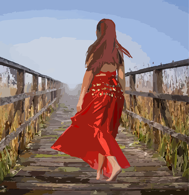 Free Woman Dress vector and picture