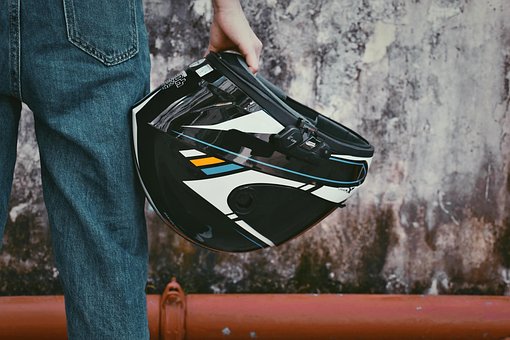 Rider, Helmet, Motorcycle Gear