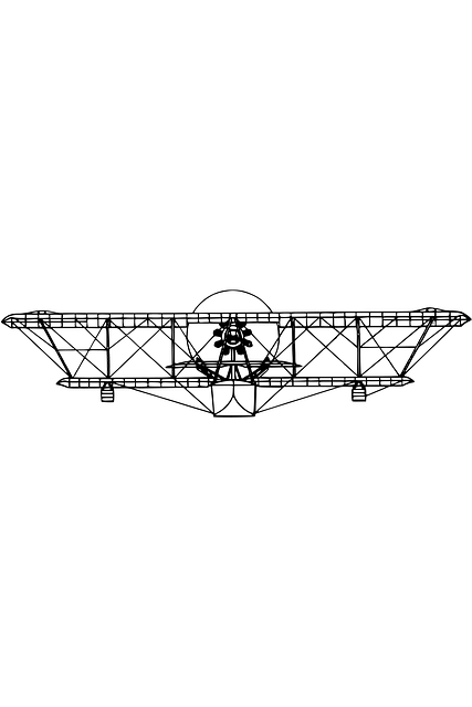 Free vintage airplane vintage plane aviation illustration
