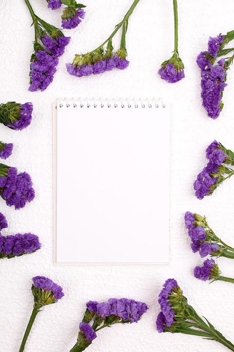 Flowers Background Notepad - Free photo on Pixabay - Pixabay