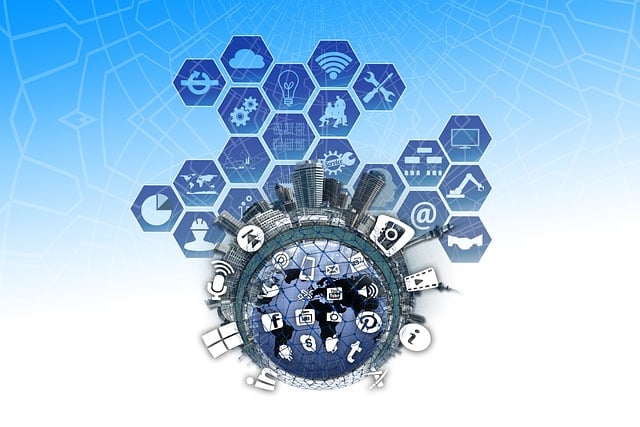 Free icon digital network illustration