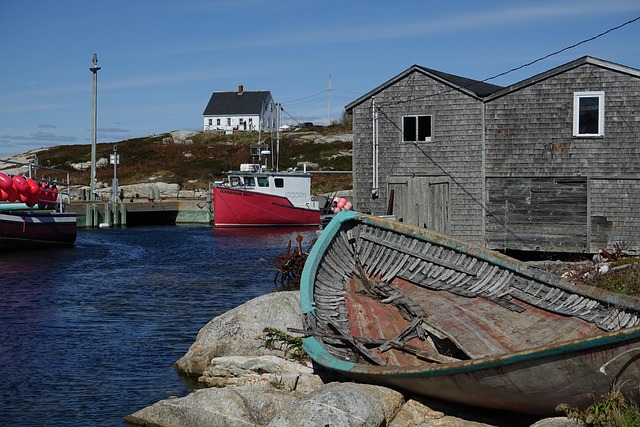 Free Harbor Town photo and picture