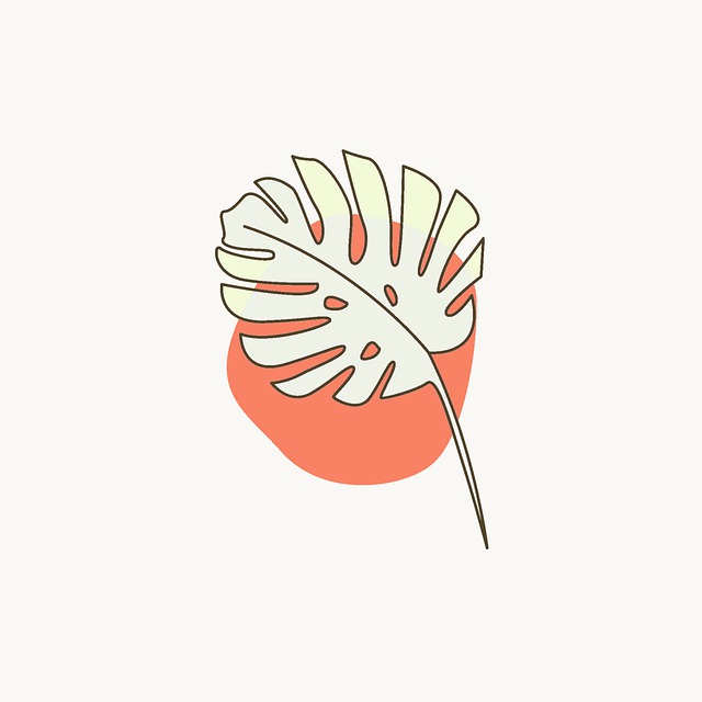 Podzim, Listy, Příroda, Monstera, Výkres