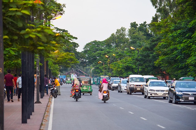 Straße, Der Verkehr, Reisen, Bangladesch