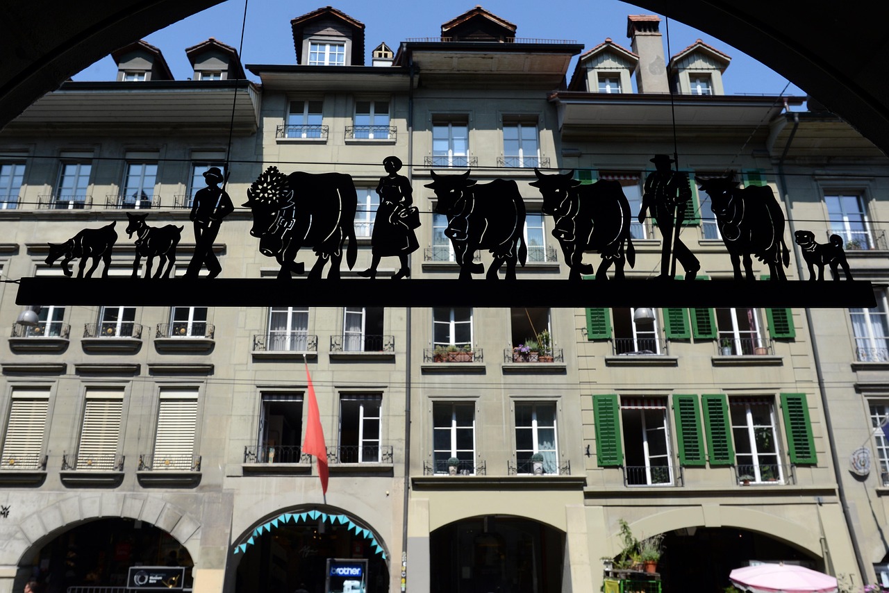 Silhouette murale Genève