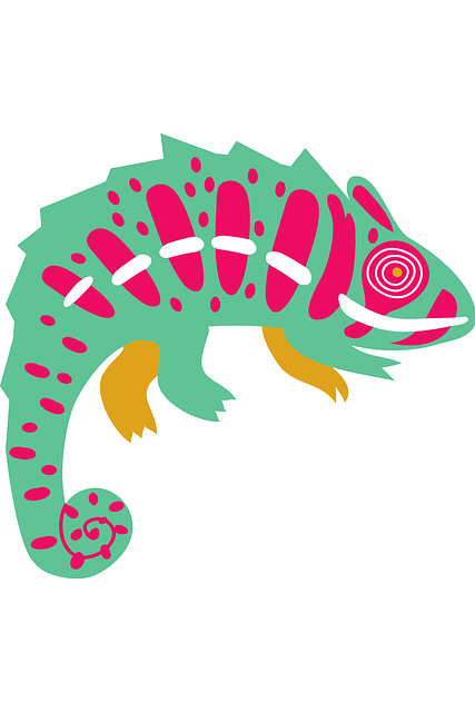 Gekko, Dyr, Dyreliv, Kamæleon, Tegning