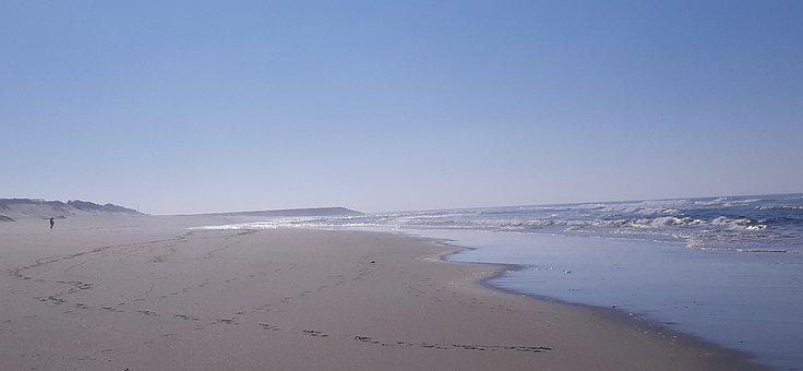 Bakgrunn, Himmel, Strand, Hav