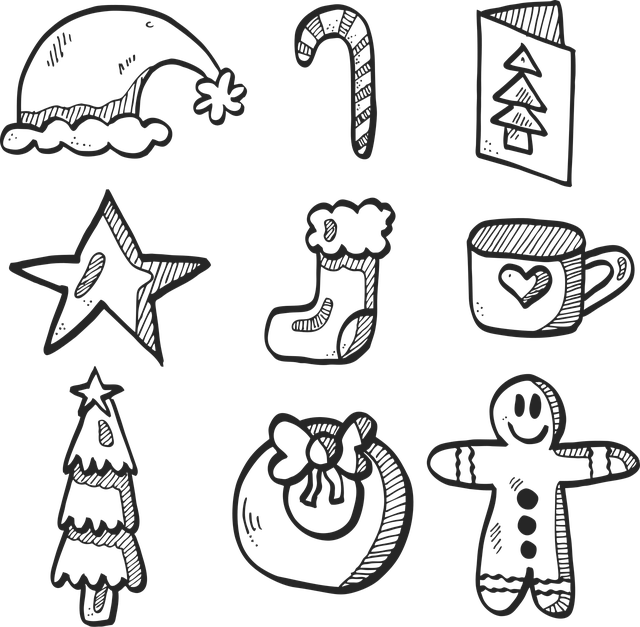Free christmas cartoon gifts vector