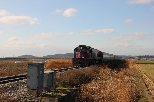 Zug, Reisen, Transport, Natur, Draußen