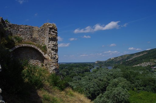 Dør, Slot, Gammel, Natur