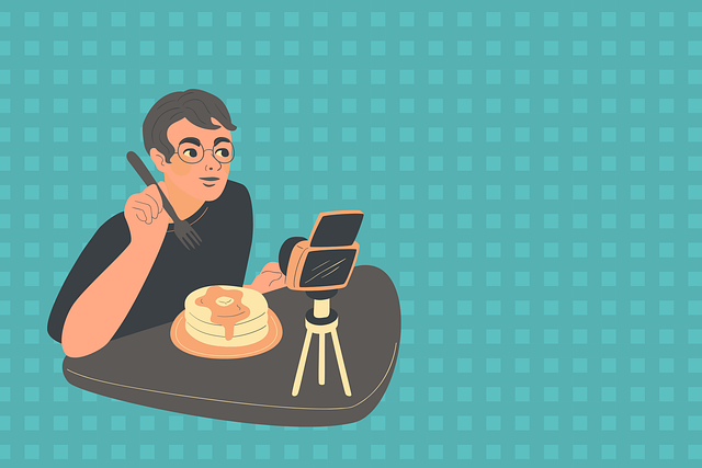 Free kitchen social content illustration