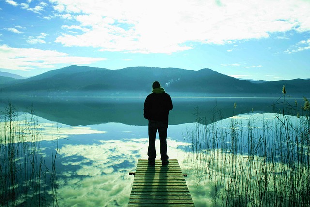 Himmel, Wasser, See, Fluss, Wolke