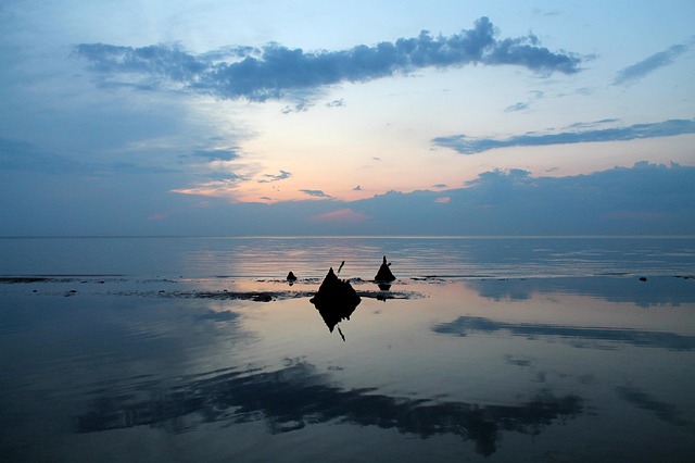 Free Sunset Sea photo and picture