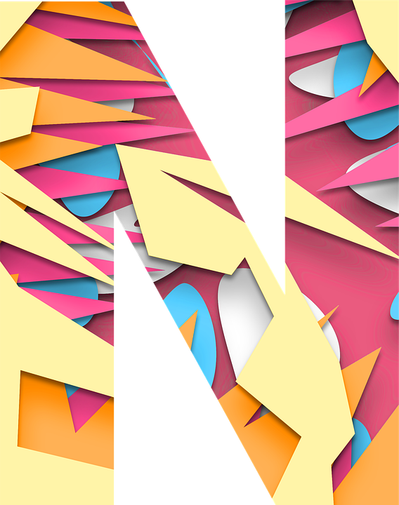 Download Alphabet, Capital N, Letter. RoyaltyFree Stock Illustration