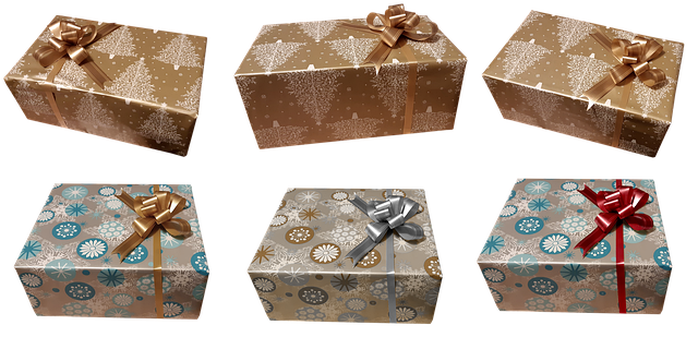 Free presents christmas holiday illustration