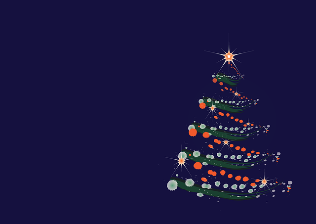 Free christmas background graphic illustration