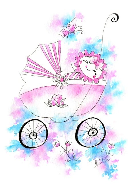 Free baby child girl illustration