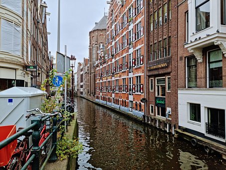 Amsterdam, Clădire, Canal