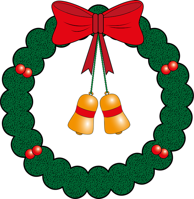 Krans, Klokke, Jul, Innredning, Desember