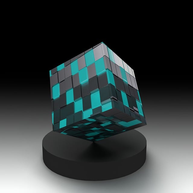 Download free HD stock image of Cube Geometric Free cube geometric abstract illustration